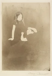 芝生の上の2人の子供、c。 1887